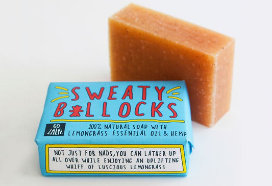 Sweaty B*llocks Soap Bar Funny Gift Rude Aromatherapy Soap Vegan Award Winning Go La La