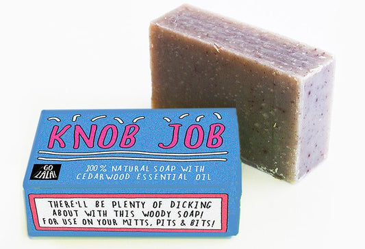 Knob Job Soap Bar - Funny Rude Gift Aromatherapy Vegan Award Winning Go La La