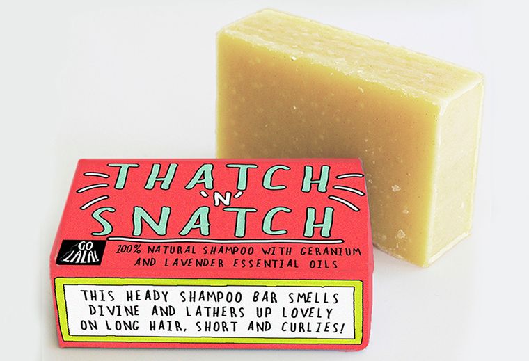 Thatch 'n' Snatch Shampoo Bar - Funny Rude Gift Aromatherapy Vegan Award Winning Go La La