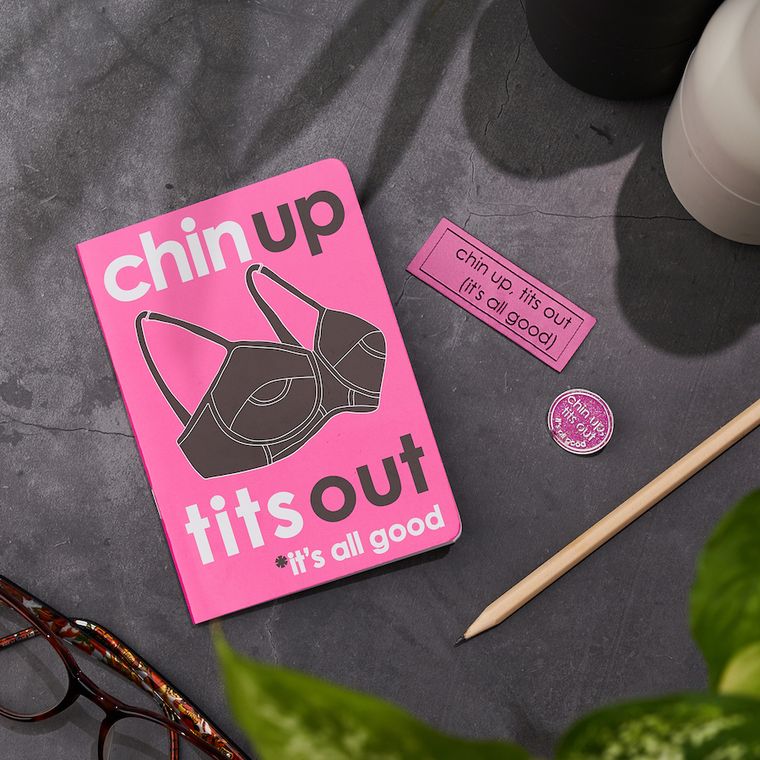 Chin Up, Tits Out Gift Set The Chiswick Gift Company