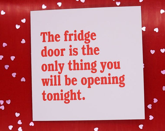 The Fridge Valentines Card Morning Cuppa Gifts