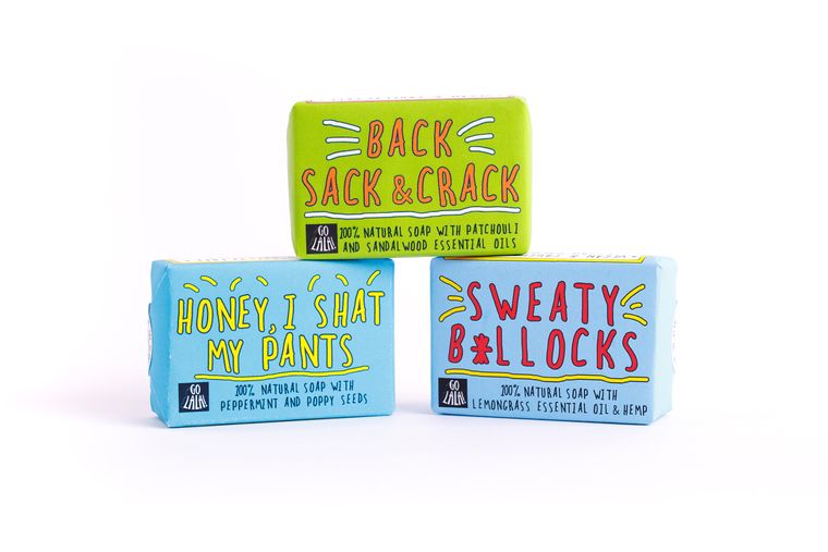 Sweaty B*llocks Soap Bar Funny Gift Rude Aromatherapy Soap Vegan Award Winning Go La La