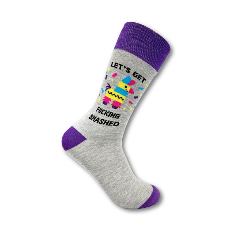 Unisex Let's Get Fucking Smashed Socks Urban Eccentric