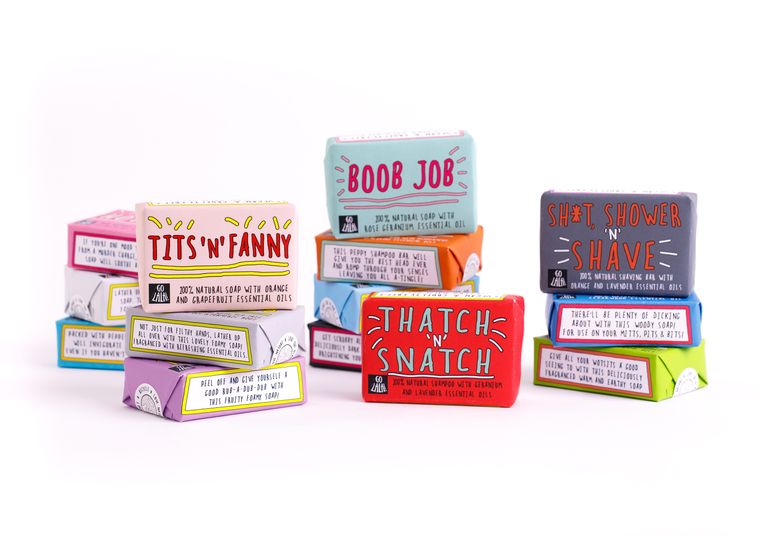 Knob Job Soap Bar - Funny Rude Gift Aromatherapy Vegan Award Winning Go La La