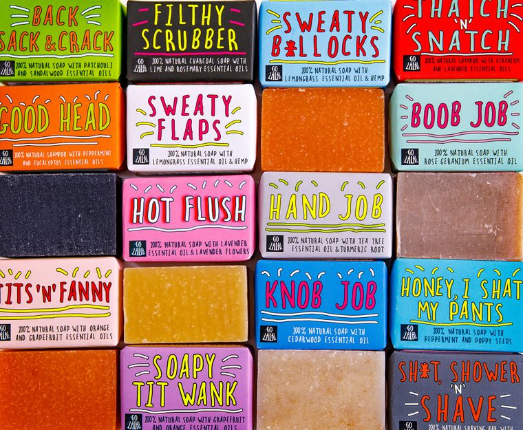 Knob Job Soap Bar - Funny Rude Gift Aromatherapy Vegan Award Winning Go La La